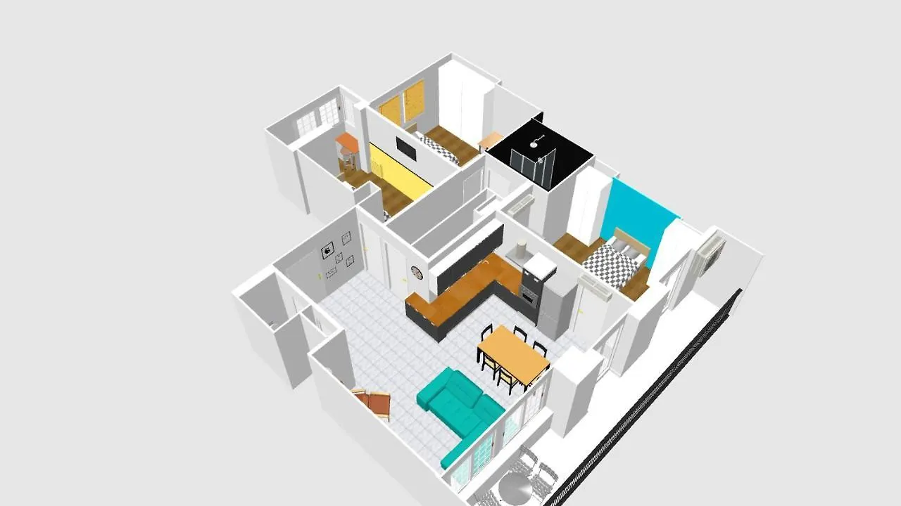 Appartement 4P Modern & Secured Parking à Le Cannet