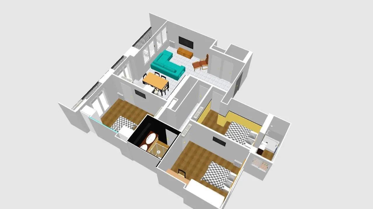 Appartement 4P Modern & Secured Parking à Le Cannet
